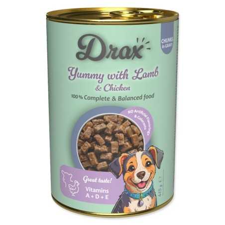 Drax Adult Dog s jehněčím a kuřecím 415 g
