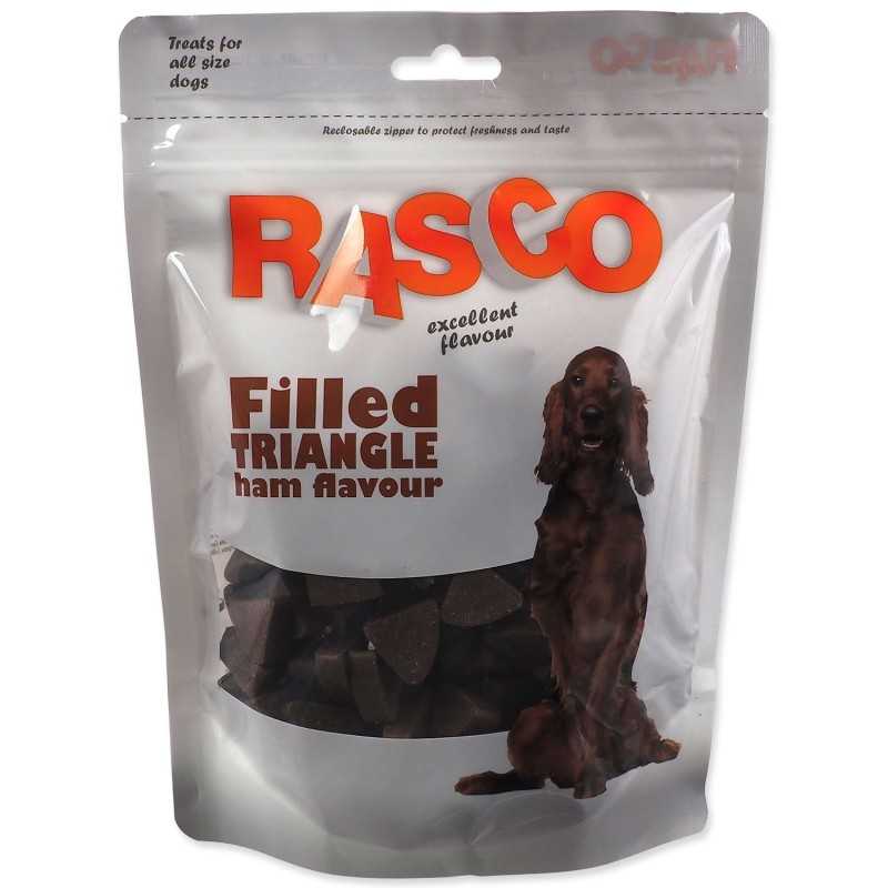 Pochoutka Rasco plněný trojúhelníček šunková příchuť 2,2 cm 450 g