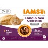 IAMS Advanced Nutrition Senior Land & Sea Collection v omáčce 12 x 85 g