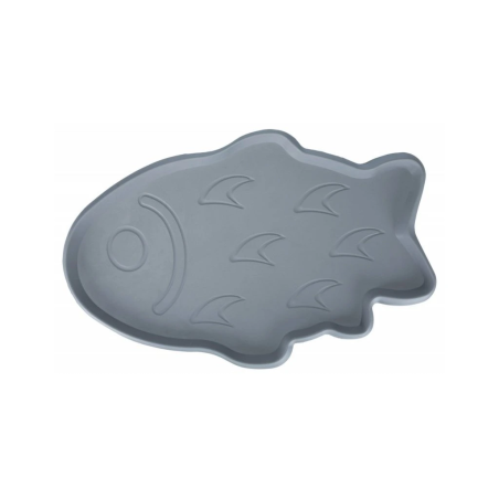 Podložka TRIXIE pod misku natural rubber šedá 35x22cm
