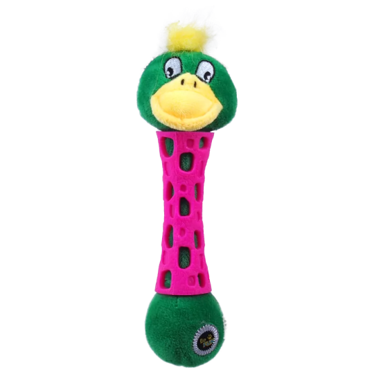 Hračka BeFun plyšová s TPR gumou pro štěně 17cm