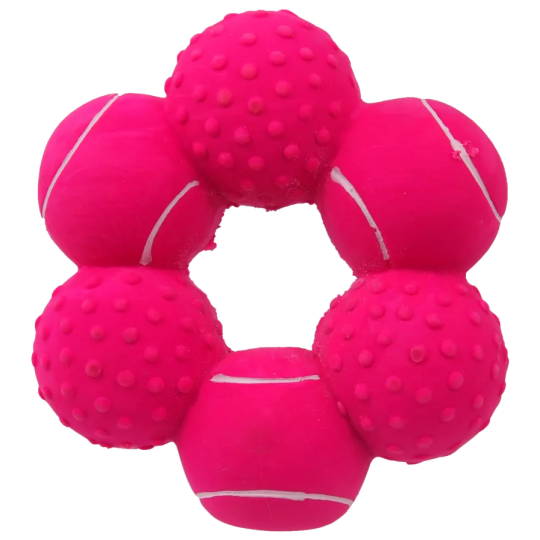 Hračka Dog Fantasy Latex kruh s výstupky 10 cm