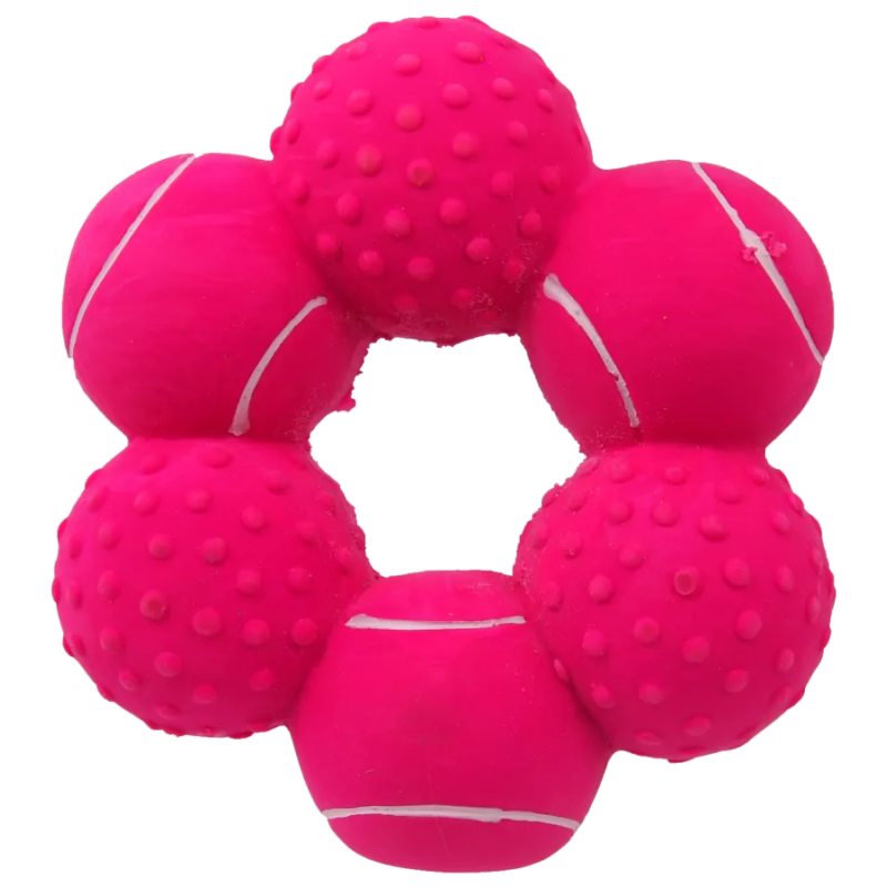Hračka Dog Fantasy Latex kruh s výstupky 10 cm