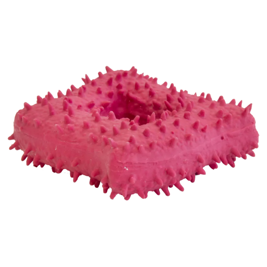 Hračka DF Latex s bodlinami se zvukem 8 cm