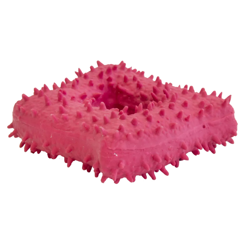 Hračka DF Latex s bodlinami se zvukem 8 cm
