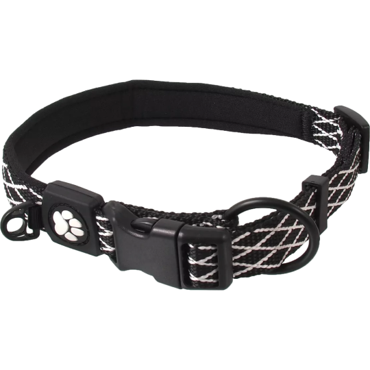 Obojek Active Dog Mystic XL černý 2,5x63-70cm