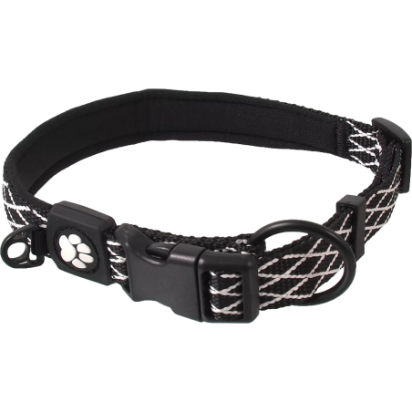 Obojek Active Dog Mystic XL černý 2,5x63-70cm
