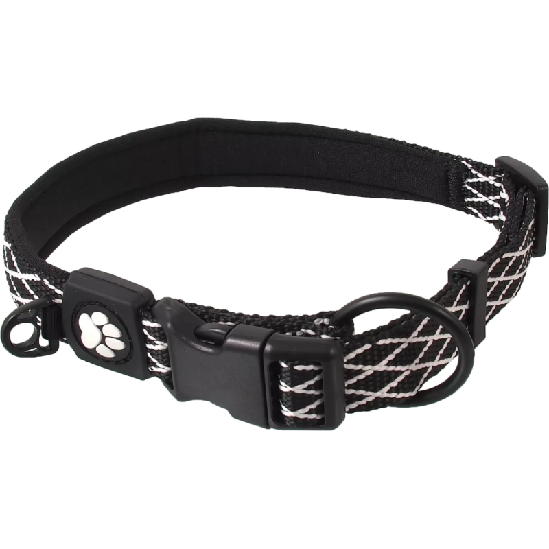 Obojek Active Dog Mystic XL černý 2,5x63-70cm