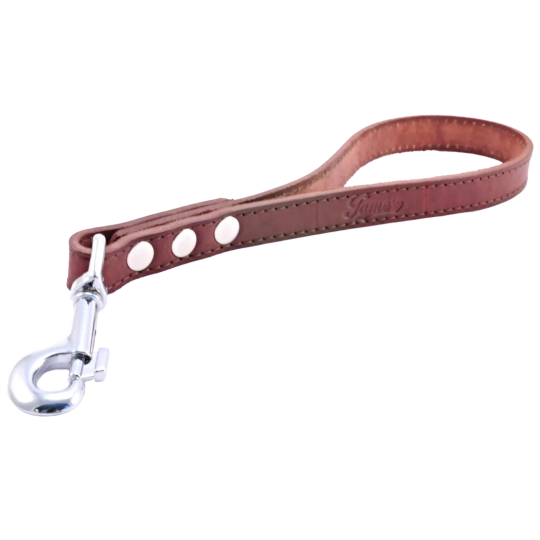 Kožená rukojeť Tamer 35 cm hnědá
