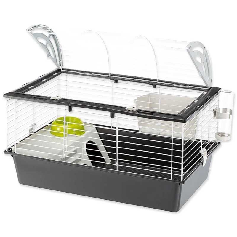 Klec Ferplast Casita 80 bílo-černá 78 x 48 x 50 cm