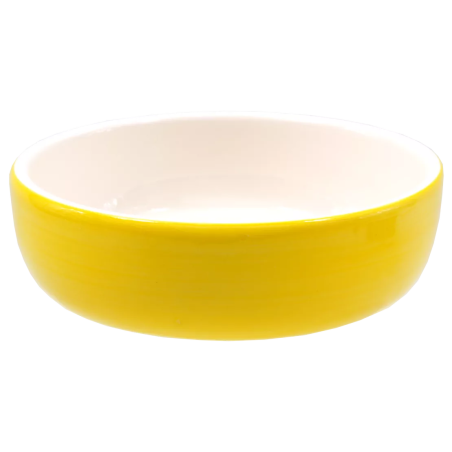 Miska MAGIC CAT keramická žlutá 14,5 cm