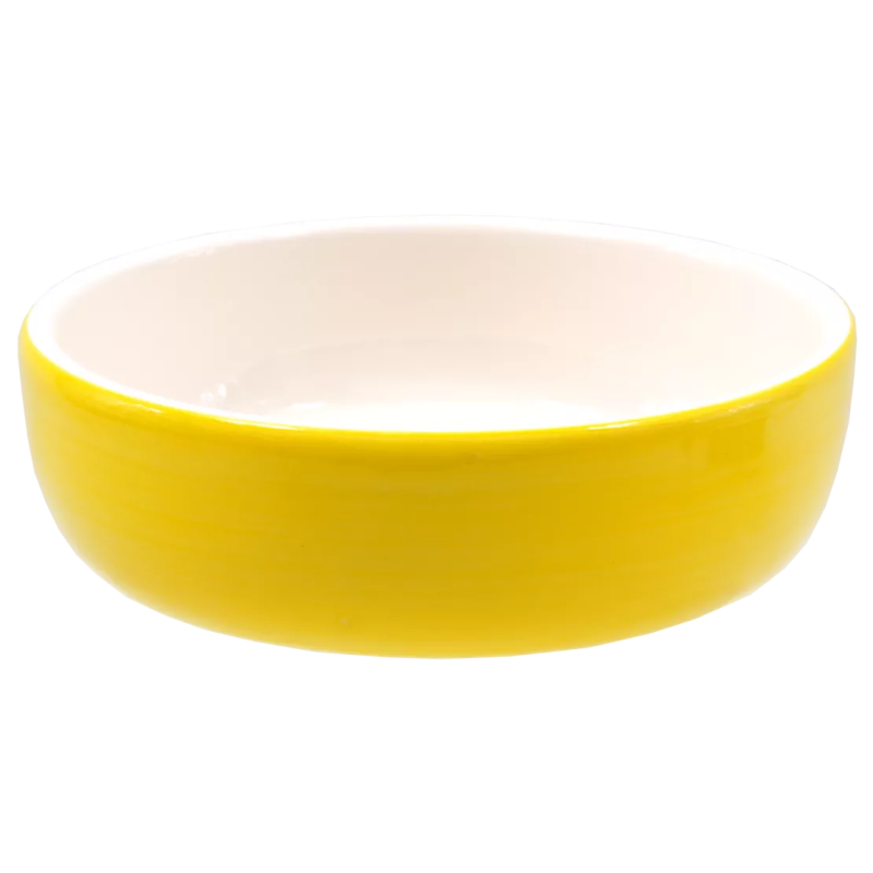 Miska MAGIC CAT keramická žlutá 14,5 cm