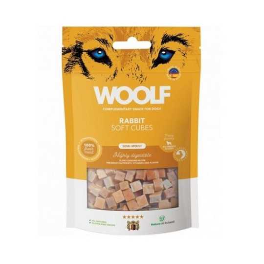 Pamlsek Woolf Dog Soft Cubes Rabbit 100 g