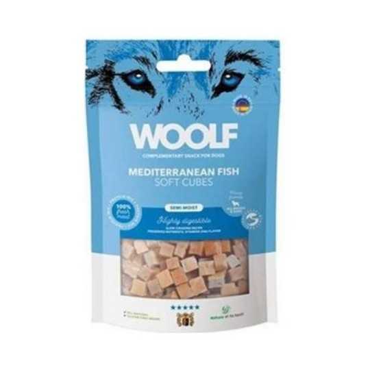 Pamlsek Woolf Dog Soft Cubes Mediterranean Fish 100 g