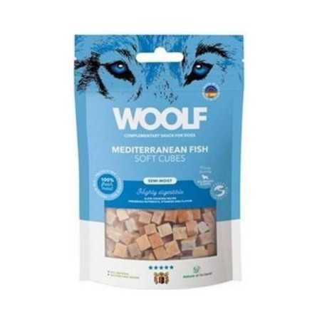 Pamlsek Woolf Dog Soft Cubes Mediterranean Fish 100 g
