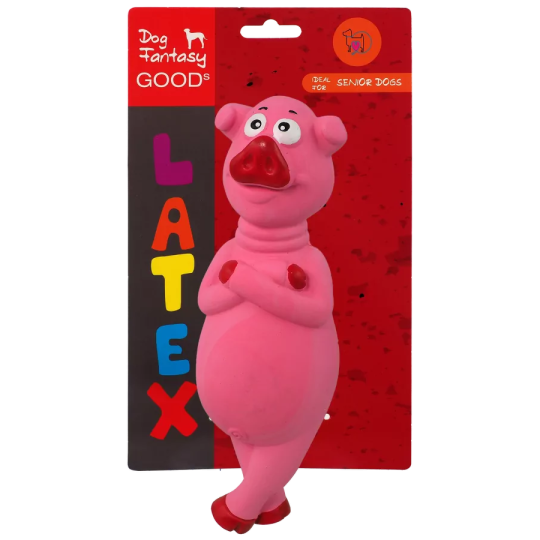 DF hračka latexové prase 21 cm