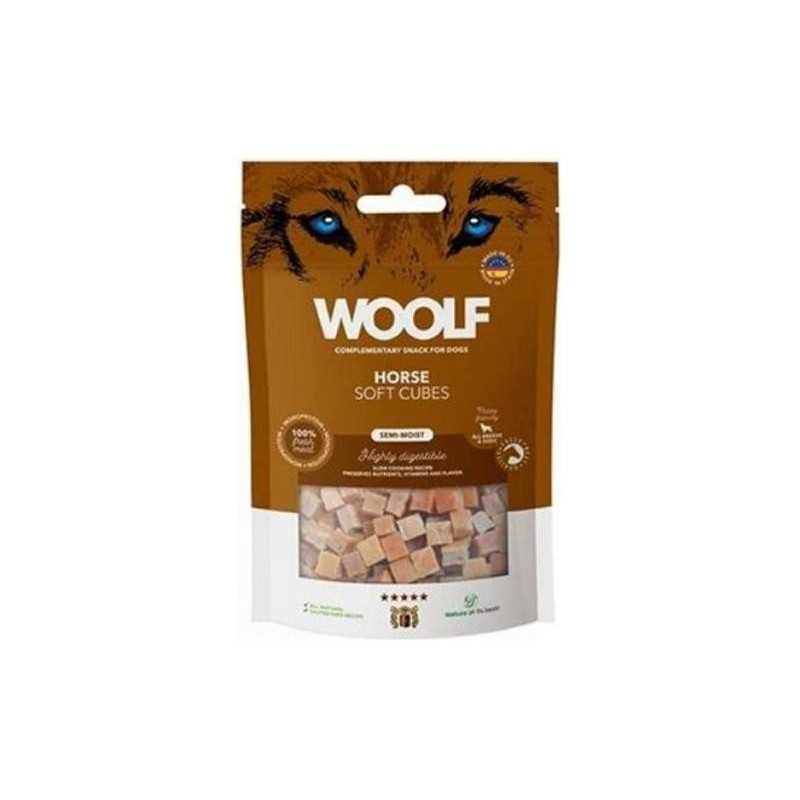Pamlsek Woolf Dog Soft Cubes Horse 100 g
