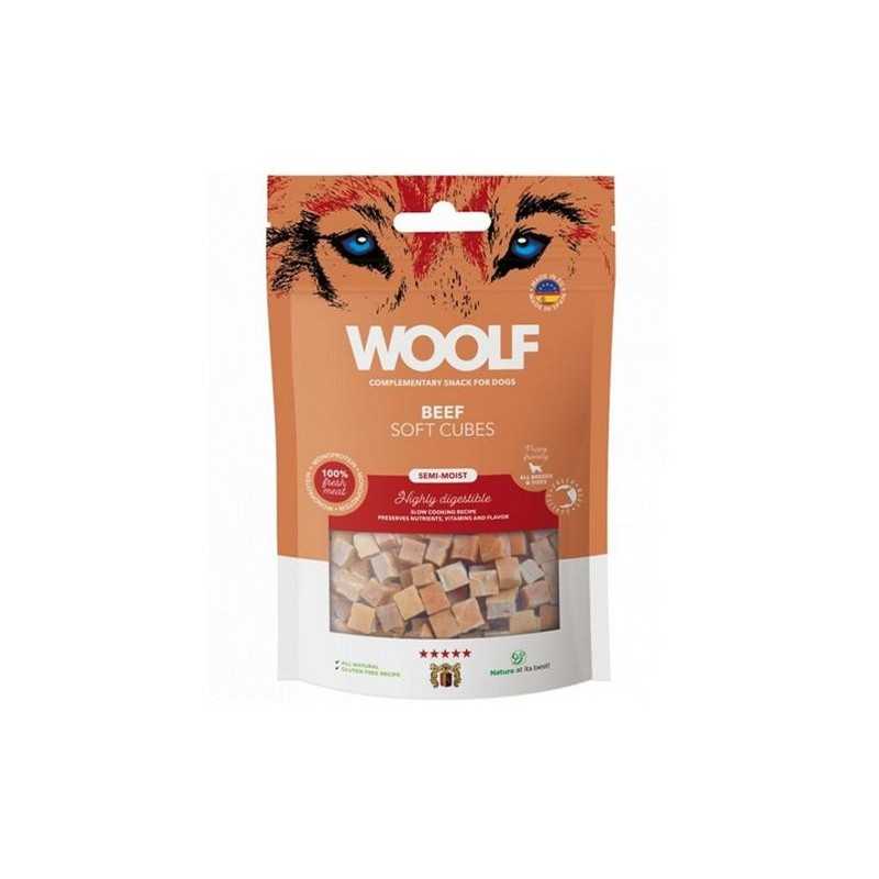 Pamlsek Woolf Dog Soft Cubes Beef 100 g
