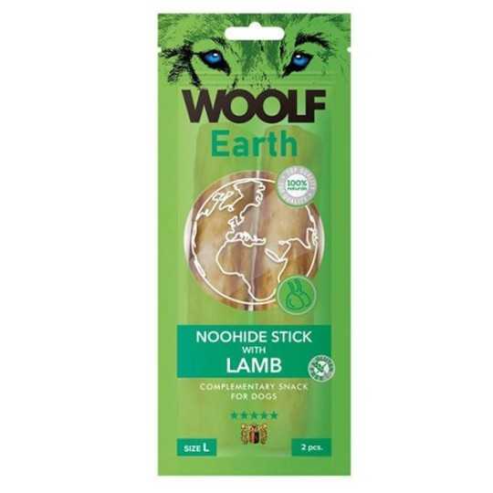 Pamlsek Woolf Dog Earth NOOHIDE L tyčinky s jehněčím 85 g