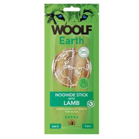 Pamlsek Woolf Dog Earth NOOHIDE L tyčinky s jehněčím 85 g