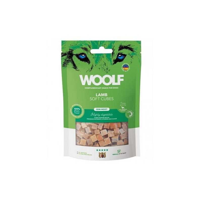 Pamlsek Woolf Dog Soft Cubes Lamb 100 g