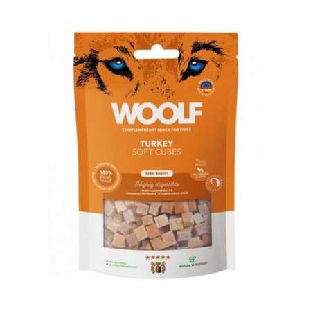 Pamlsek Woolf Dog Soft Cubes Turkey 100 g