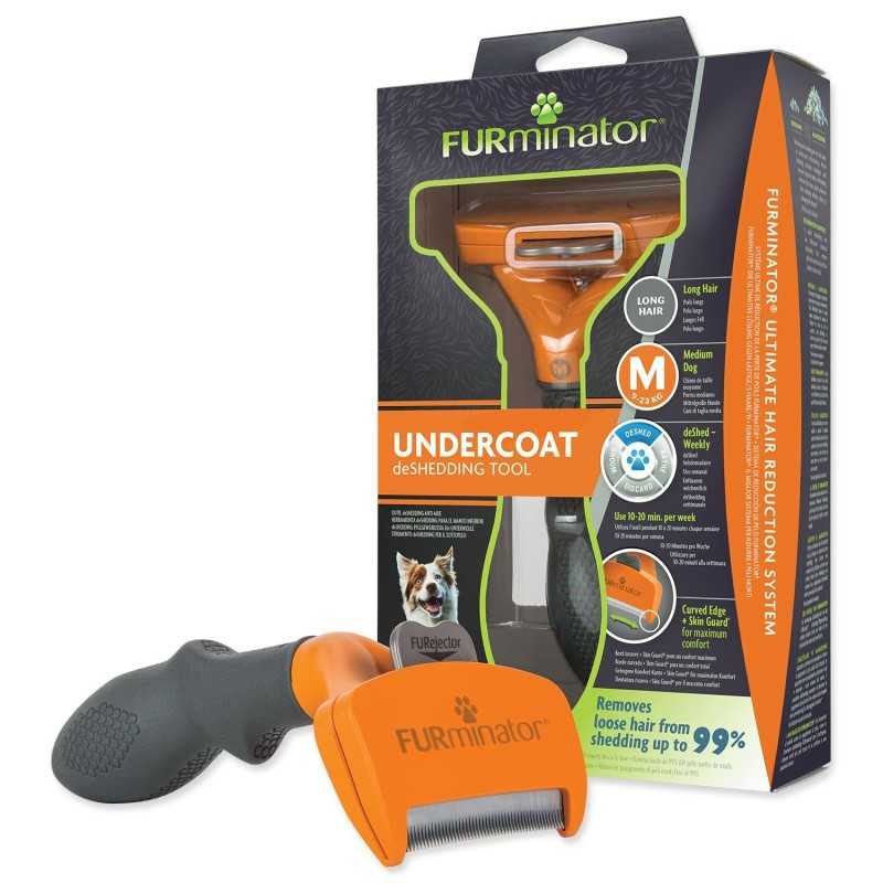Hřeben Furminator dlouhá srst M 9-23 kg