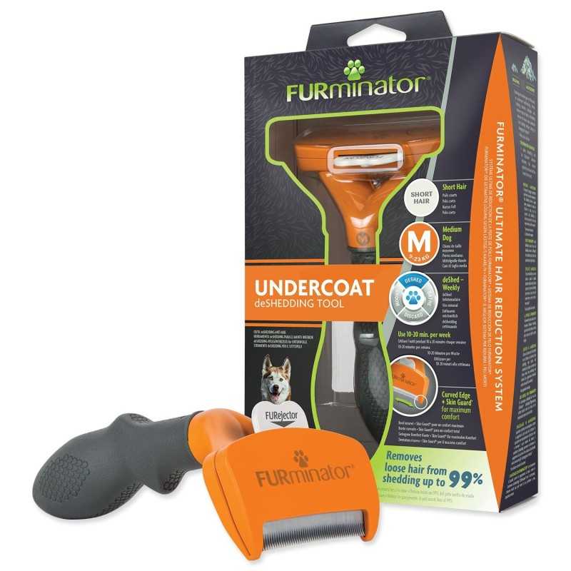 Hřeben Furminator krátká srst M 9-23 kg
