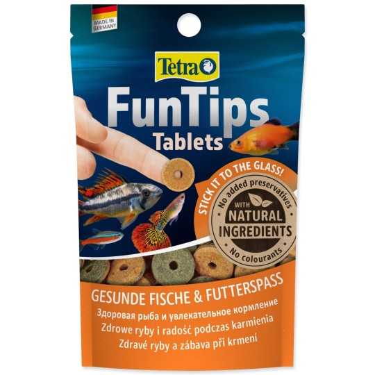 Krmivo Tetra Fun Tips Tablets 20 tbl.