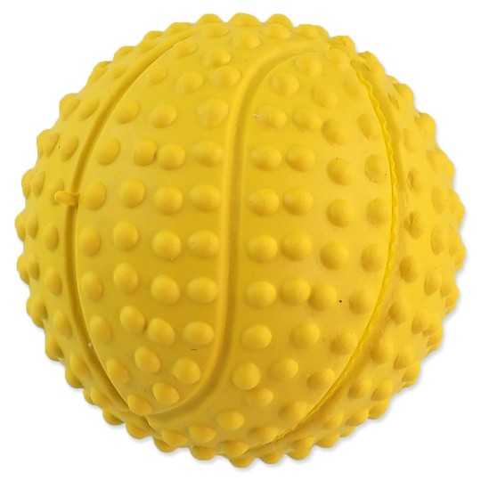 Hračka Dog Fantasy míč basketbal s bodlinami pískací mix barev 5,5 cm