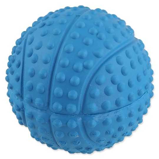 Hračka Dog Fantasy míč basketbal s bodlinami pískací mix barev 5,5 cm