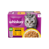 Mars WHISKAS kapsička pro kočky Drůbeží výběr kuře&kachna&drůbež&krůta ve šťávě 12 x 85 g