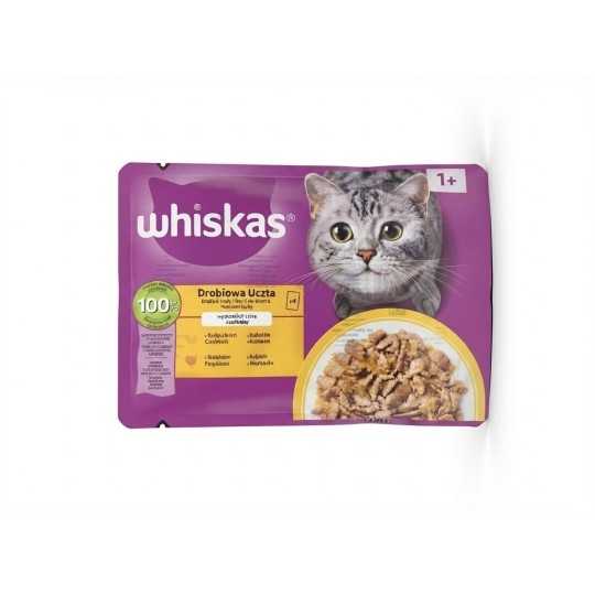 Mars WHISKAS kapsička cat Drůbeží výběr kuřecí & kachní & krůtí v želé 4 x 85 g