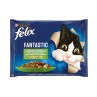 Nestlé FELIX Fantastic cat Multipack výběr z ryb želé kapsička 4x85 g