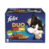 Felix Fantastic DUO kapsičky pro kočky 12×85 g